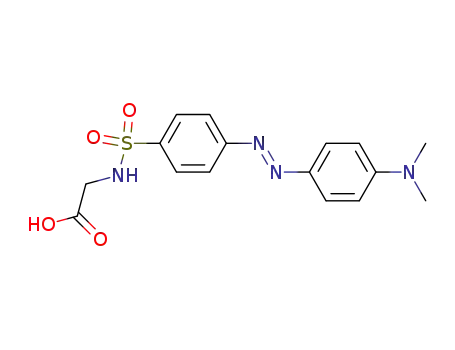 Molecular Structure of 89131-05-5 (DABSYL-GLYCINE)