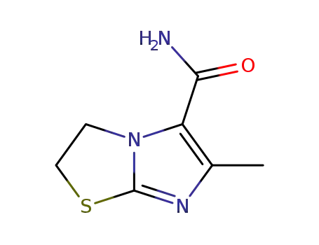 Molecular Structure of 83253-42-3 (6-methyl-2,3-dihydroimidazo[2,1-b][1,3]thiazole-5-carboxamide)