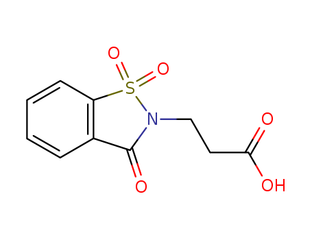 3-(1,1,3-TRIOXO-1,3-DIHYDRO-1LAMBDA6-BENZO[D]ISOTHIAZOL-2-YL)-PROPANOIC ACID