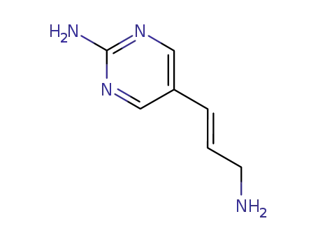 2-피리미딘아민, 5-(3-아미노-1-프로페닐)-, (E)-(9CI)