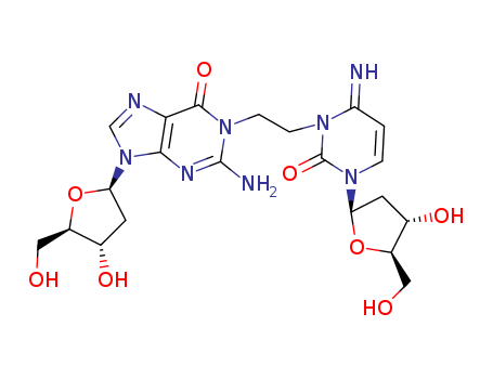 2′-Deoxy-1-[2-[3-(2-deoxy-β-D-erythro-pentofuranosyl)-3,6-dihydro-6-imino-2-oxo-1(2H)-pyrimidinyl]ethyl]guanosine