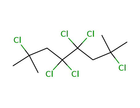 Molecular Structure of 99192-48-0 (2,4,4,5,5,7-hexachloro-2,7-dimethyl-octane)