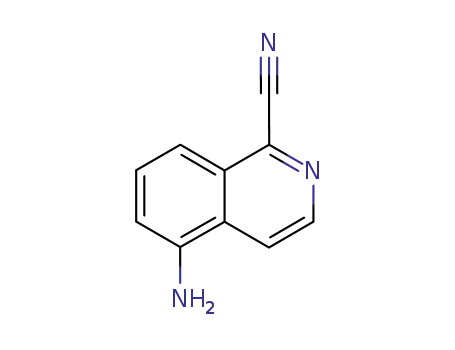 1-Isoquinolinecarbonitrile,5-amino-(9CI)