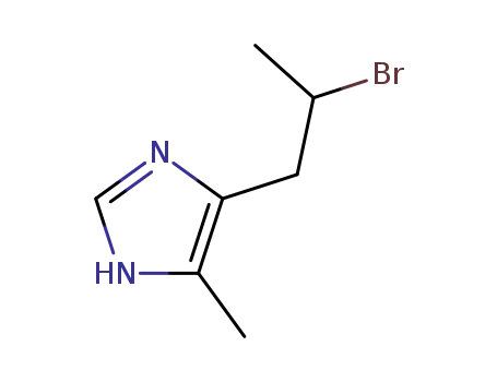 4-(2-Brompropyl)-5-methyl-imidazol