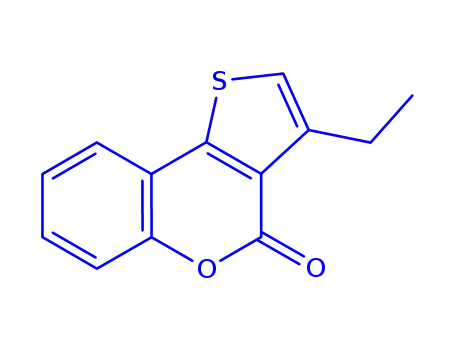 4H-Thieno[3,2-c][1]benzopyran-4-one, 3-ethyl-