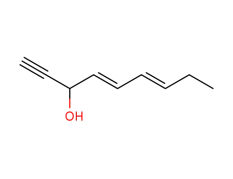 Molecular Structure of 100683-51-0 ((E,E)-4,6-Nonadien-1-yn-3-ol)