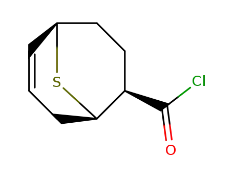 9-티아비시클로[3.3.1]논-6-엔-2-카르보닐 클로라이드, 엔도-(9CI)