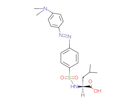 Molecular Structure of 89131-12-4 (DABSYL-L-LEUCINE)