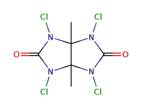 Imidazo[4,5-d]imidazole-2,5(1H,3H)-dione,1,3,4,6-tetrachlorotetrahydro-3a,6a-dimethyl- cas  89380-44-9