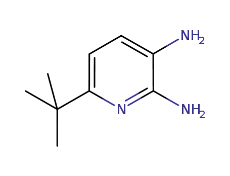 Molecular Structure of 893444-20-7 (2,3-Diamino-6-tert-butylpyridine)