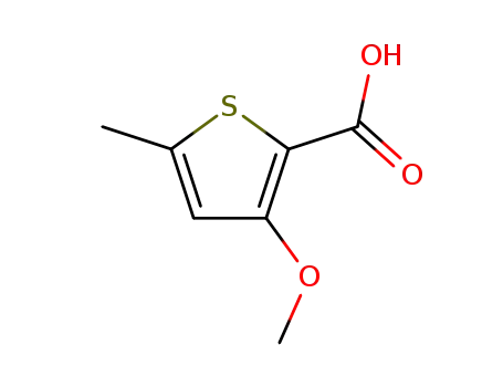 Molecular Structure of 83261-26-1 (3-methoxy-5-methyl-2-thiophenecarboxylic acid(SALTDATA: FREE))
