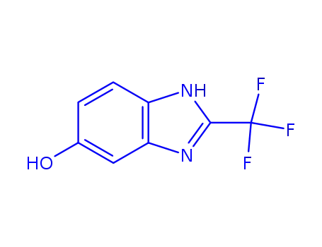 Molecular Structure of 89426-90-4 (2-(trifluoromethyl)-1H-benzimidazol-6-ol)
