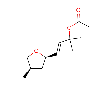 2-((E)-3-acetoxy-3-methyl-1-buten-1-yl)-4-methyltetrahydrofuran