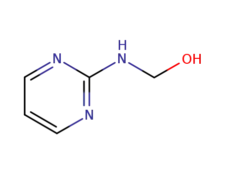 Molecular Structure of 89179-59-9 (Methanol, (2-pyrimidinylamino)- (7CI,9CI))
