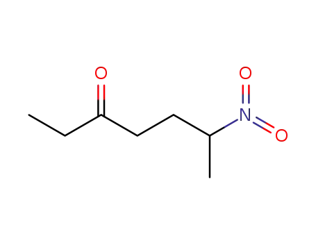 Molecular Structure of 83188-08-3 (6-Nitroheptan-3-one)