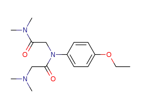 Molecular Structure of 89169-47-1 (N,N-dimethylglycyl-N~2~-(4-ethoxyphenyl)-N,N-dimethylglycinamide)