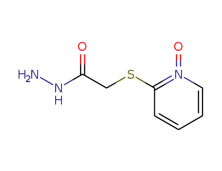 Acetic acid, [(1-oxido-2-pyridinyl)thio]-, hydrazide (9CI)
