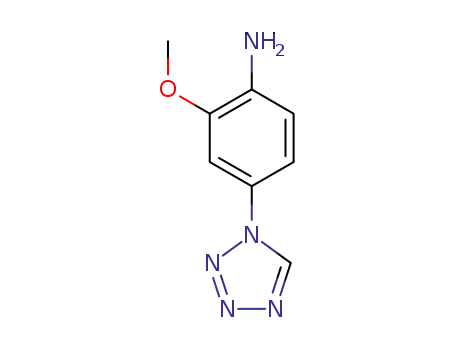 2-methoxy-4-(1H-tetrazol-1-yl)aniline