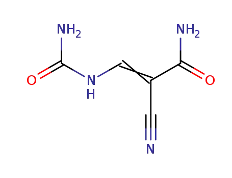 Urea,  (2-carbamoyl-2-cyanovinyl)-  (7CI)