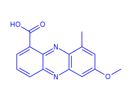 1-Phenazinecarboxylicacid, 7-methoxy-9-methyl-
