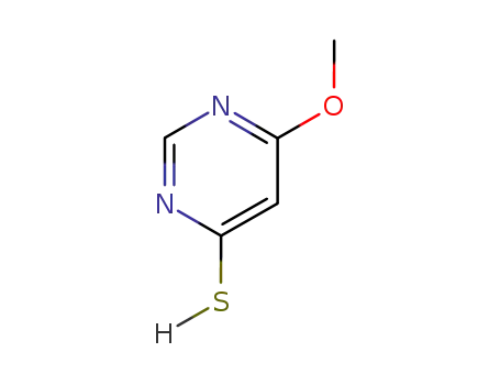 Molecular Structure of 89322-71-4 (4-Pyrimidinethiol, 6-methoxy- (7CI))