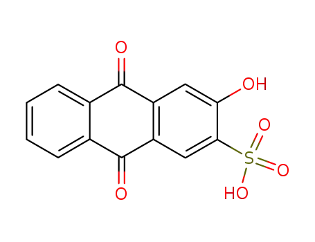 3-hydroxy-9,10-dioxo-9,10-dihydro-anthracene-2-sulfonic acid