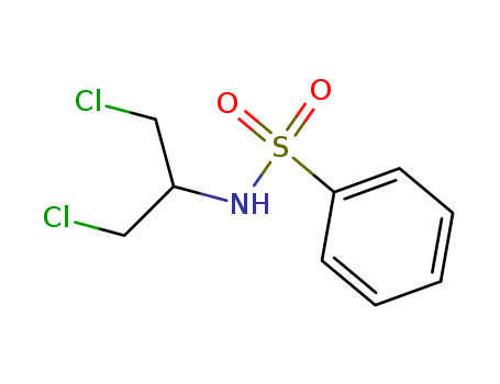 Benzenesulfonamide, N-[2-chloro-1-(chloromethyl)ethyl]- cas  832-24-6