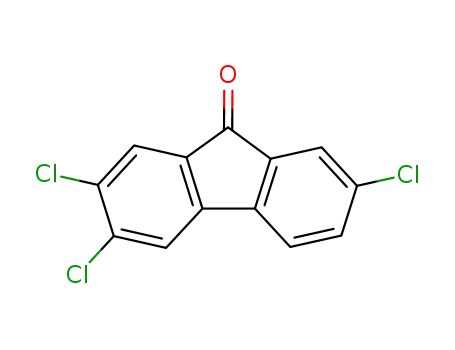 Molecular Structure of 837-68-3 (2,3,7-trichloro-9H-fluoren-9-one)