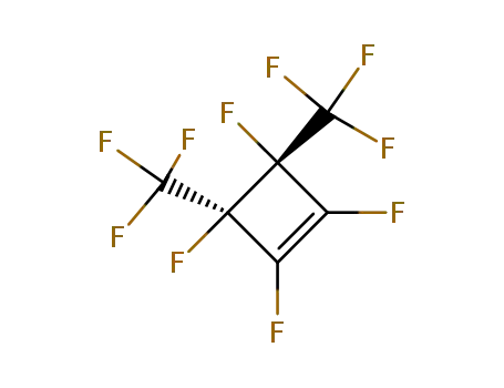 Molecular Structure of 89031-88-9 (Cyclobutene, 1,2,3,4-tetrafluoro-3,4-bis(trifluoromethyl)-, trans-)