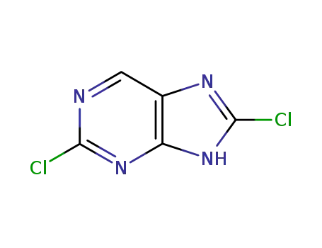 Molecular Structure of 89166-91-6 (2,8-dichloro-7H-purine)