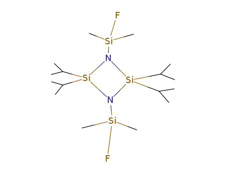 1,3-bis[fluoro(dimethyl)silyl]-2,2,4,4-tetra(propan-2-yl)-1,3,2,4-diazadisiletidine