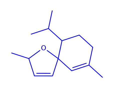1-Oxaspiro[4.5]deca-3,6-diene, 2,7-dimethyl-10-(1-methylethyl)-