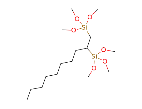 Molecular Structure of 832079-33-1 (1,2-BIS(TRIMETHOXYSILYL)DECANE)