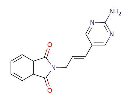 2-[(E)-3-(2-Amino-pyrimidin-5-yl)-allyl]-isoindole-1,3-dione