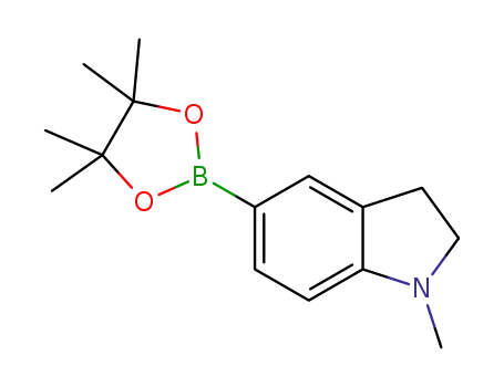 1-METHYL-5-(4,4,5,5-TETRAMETHYL-1,3,2-DIOXABOROLAN-2-YL)INDOLINE