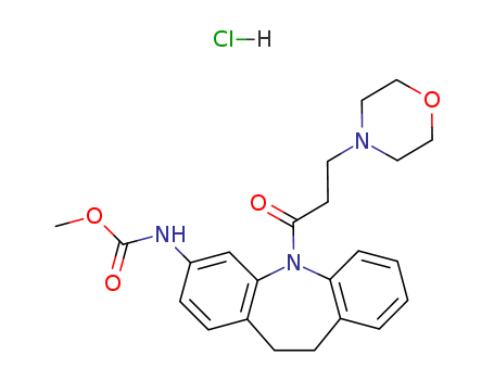 methyl [5-(3-morpholin-4-ylpropanoyl)-10,11-dihydro-5H-dibenzo[b,f]azepin-3-yl]carbamate hydrochloride