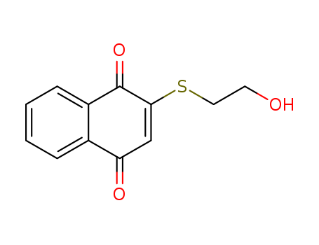 2-(2-hydroxyethylsulfanyl)naphthalene-1,4-dione cas  83293-77-0