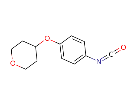 Molecular Structure of 892501-94-9 (4-(4-Isocyanatophenoxy)tetrahydropyran)