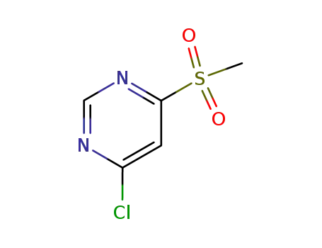 Molecular Structure of 89283-46-5 (4-chloro-6-(methylsulfonyl)pyrimidine)