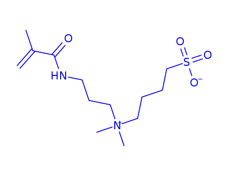 Molecular Structure of 83623-32-9 (4-sulfonatobutyl[3-(methacryloylamino)propyl]dimethylammonium)