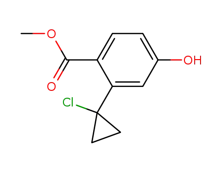 methyl 2-(1-chlorocyclopropyl)-4-hydroxybenzoate