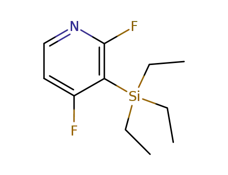 Pyridine, 2,4-difluoro-3-(triethylsilyl)-