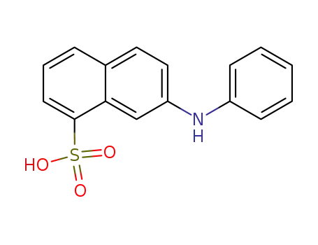 Molecular Structure of 21784-66-7 (2-anilinonaphthalene-8-sulfonic acid)