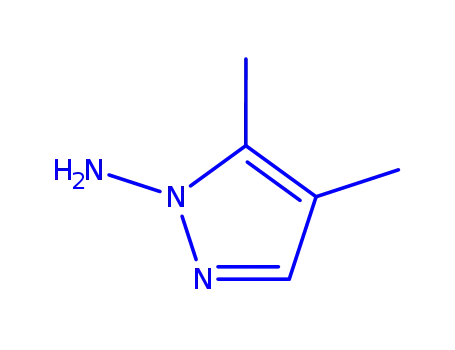 Molecular Structure of 830321-32-9 (1H-Pyrazol-1-amine,4,5-dimethyl-(9CI))