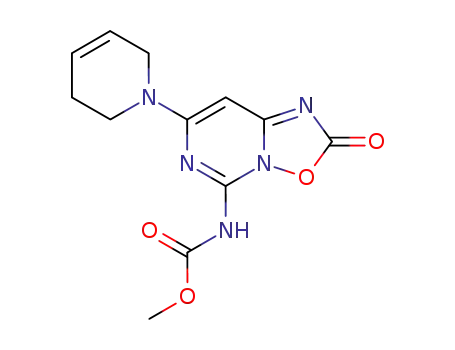 Methyl 7-(3,6-dihydro-1(2H)-pyridyl)-2-oxo-2H-(1,2,4)oxadiazolo(2,3-c)pyrimidine-5-carbamate