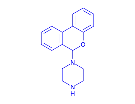 Molecular Structure of 83358-68-3 (1-(6H-benzo[c]chromen-6-yl)piperazine)