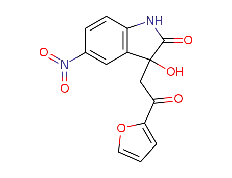3-[2-(furan-2-yl)-2-oxoethyl]-3-hydroxy-5-nitro-1,3-dihydro-2H-indol-2-one