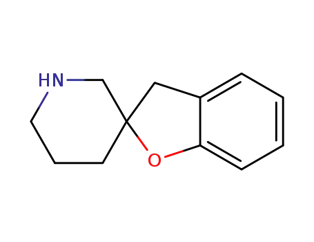 Molecular Structure of 89466-84-2 (3H-SPIRO(1-BENZOFURAN-2,3''-PIPERIDINE))