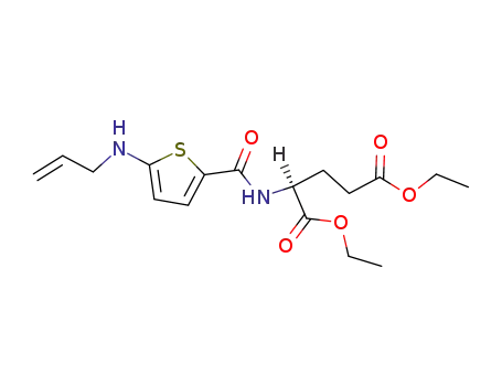 (S)-2-[(5-Allylamino-thiophene-2-carbonyl)-amino]-pentanedioic acid diethyl ester