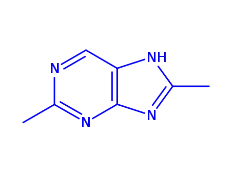 Molecular Structure of 830330-38-6 (1H-Purine,  2,8-dimethyl-  (9CI))